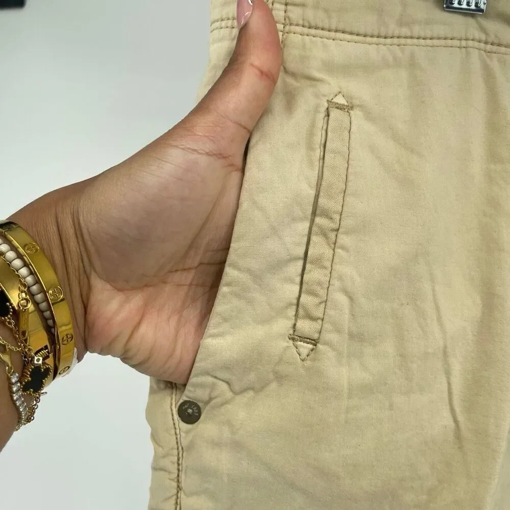 Tommy Bahama Men’s Khaki Cotton Chino Shorts 38 Flat Front Casual 9.5” Inseam